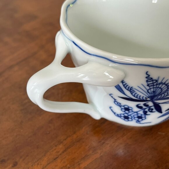 Set of 4 Blue Danube Tea Cups and Saucers Porcelain Onion Pattern Vintage Japan - Picture 9 of 9